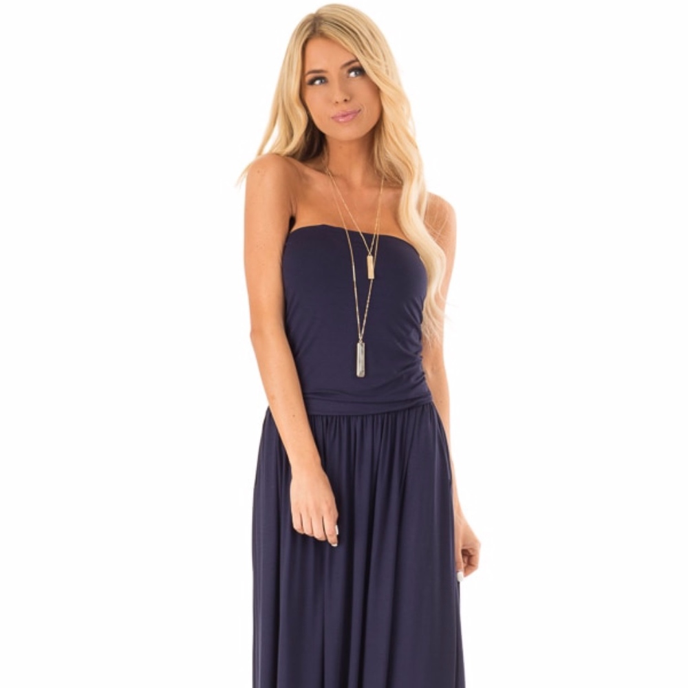 🔥 Lime Lush Strapless Maxi